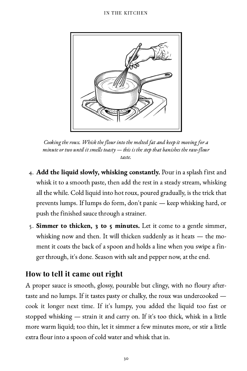 Illustrated step-by-step page from a manual produced by the studio